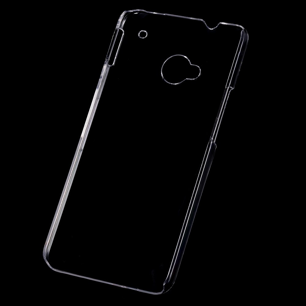 For One M7 Clear Case Glossy Simple Pure Glass Crystal Pc Case For 32288932692-1-Clear