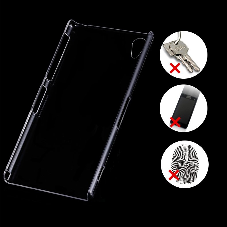 For Xperia Z2 Scratch-Proof Pc Hard Back Case For Sony Xperia Z2 L 32287896110-1-Clear