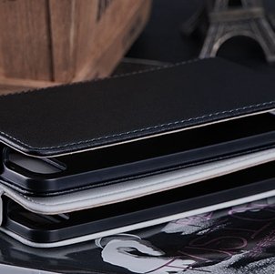 N820 Case Classic Luxury Genuine Leather Case For Nokia Lumia 820 32271496381-1-Black