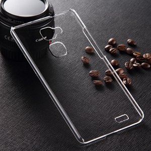 For Mate 7 Hard Back Cover Pure Cute Glass Clear Transparent Case 32288288366-1-Clear