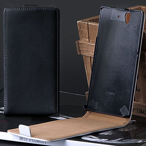 Cover For Sony Xperia L36H Korean Style Genuine Leather Case For X 1788346200-2-white