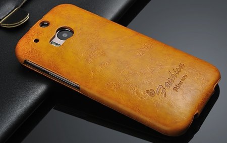 M8 Case Soft Feeling Wax Pu Leather Case For Htc One M8 Flip Cell 32267803160-1-Yellow