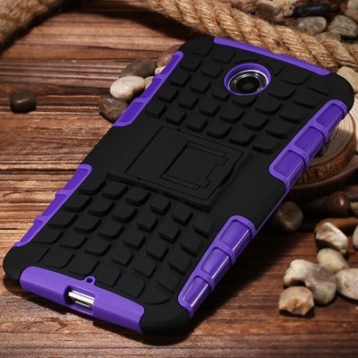 2 In 1 Style Rugged Heavy Duty Armor Case For Motorola Moto Nexus 32294434838-2-Purple