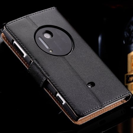 For Nokia 1020 Vintage Luxury Genuine Leather Case For Nokia Lumia 32288419749-1-Black
