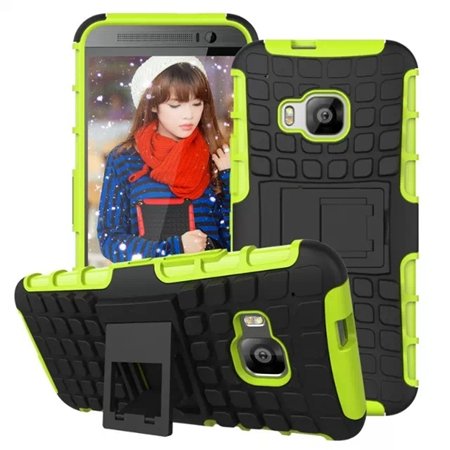M9 Hard Case Luxury Pc + Tpu Hybird Armor Case For Htc One M9 Rugg 32297666464-5-Green
