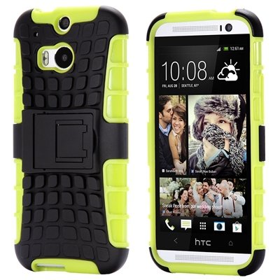 Retro Luxury Hard Pc + Soft Silicone Hybrid Case For Htc One M8 Ki 32294277993-3-Green