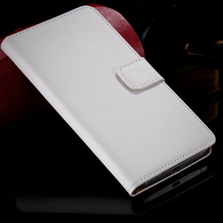 For Nexus 6 Wallet Genuine Leather Case For Lg Google Nexus 6 Flip 32272434879-2-White
