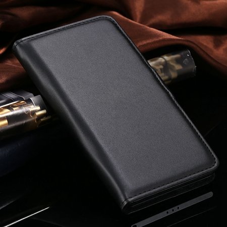For Xperia Z2 Stand Wallet Case Vintage Luxury Plain Pu Leather Ca 32271440290-1-Black