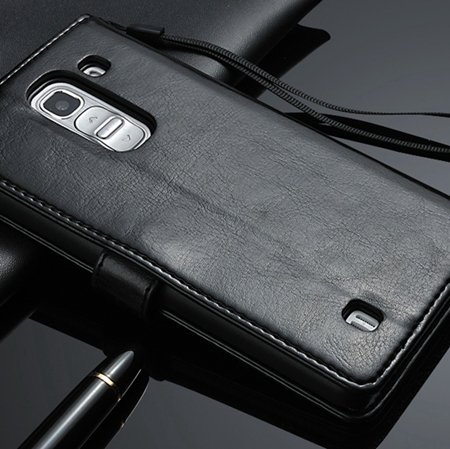 G2 Retro Luxury Pu Flip Leather Case For Lg G2 Optimus D801 Wallet 32283684355-1-Black