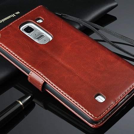G2 Retro Luxury Pu Flip Leather Case For Lg G2 Optimus D801 Wallet 32283684355-6-Brown