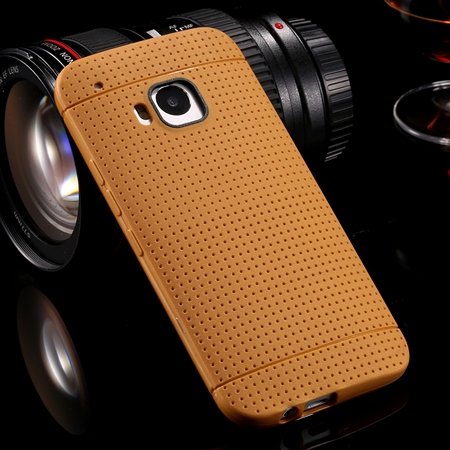 M9 Case Cute Polka Dot Silicone Soft Case For Htc One M9 Handy Sim 32305722338-7-Brown