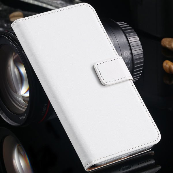 Advancest Genuine Leather Cover For Iphone 6, 4.7'' Case Flip Open 2012272802-2-white