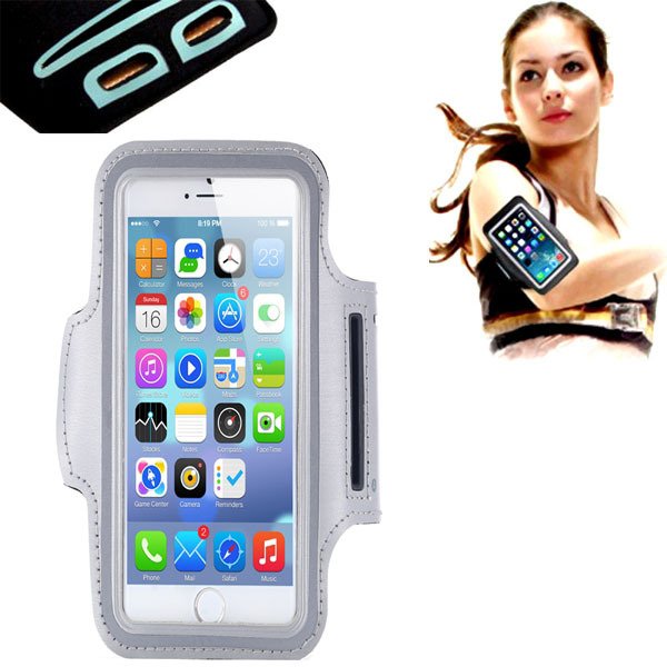 Gray Waterproof Sport Armband Case For Iphone 6 4.7'' Gymnasium Ac 32238692154-1-