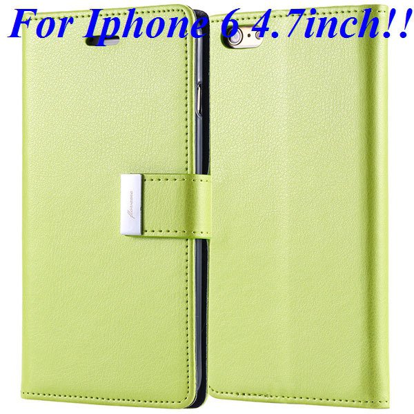 I6/6 Plus Luxury Original Brand Case Pu Leather Cover With Card Ba 32275986058-5-green for iphone 6