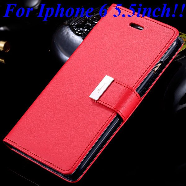 I6/6 Plus Luxury Original Brand Case Pu Leather Cover With Card Ba 32275986058-8-red for plus