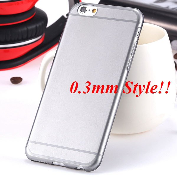 Latest Flexible Soft High Transparent Case For Iphone 6 4.7'' Clea 2042995313-2-Thin black
