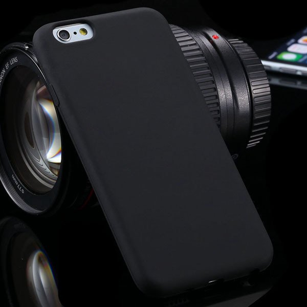 Super Soft Silicone Case For Iphone 6 4.7Inch Back Phone Cover Wit 2053581939-1-black