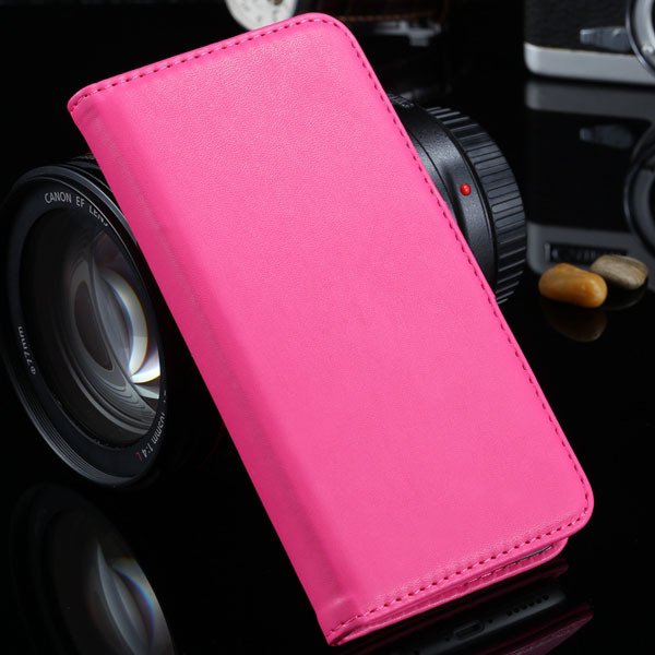 I6 Flip Case Photo Frame Pu Leather Cover For Iphone 6 4.7Inch Ful 2016906622-9-hot pink