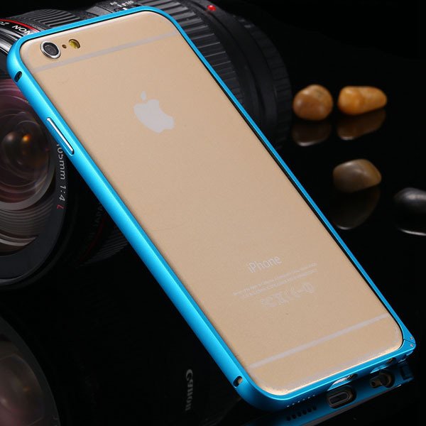 6+ Metal Case Slim Aluminum Frame Cover For Iphone 6 Plus 5.5Inch 32251488179-3-blue
