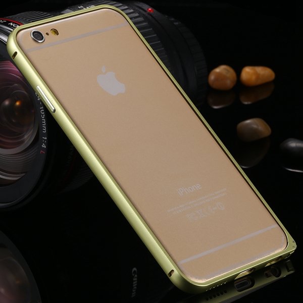 6+ Metal Case Slim Aluminum Frame Cover For Iphone 6 Plus 5.5Inch 32251488179-5-yellow