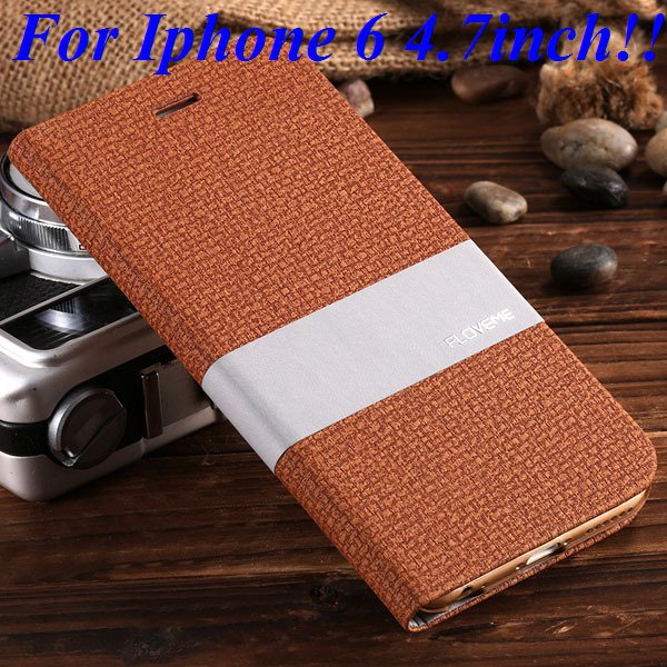 I6/6 Plus Luxury Original Brand Pu Leather Case For Iphone 6 4.7In 32276577085-2-brown for iphone 6
