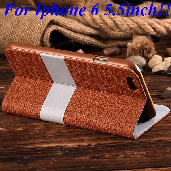 I6/6 Plus Luxury Original Brand Pu Leather Case For Iphone 6 4.7In 32276577085-6-brown for plus