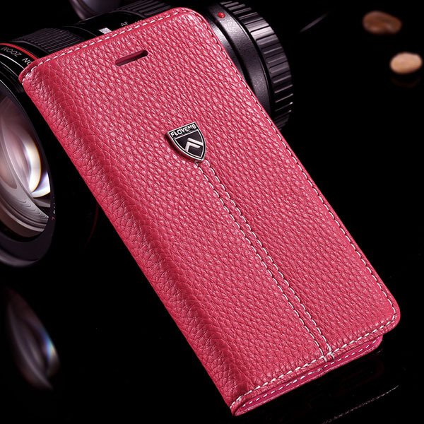 I6 Luxury Case Original Flm Brand Pu Leather Cover For Iphone 6 4. 32214707085-4-hot pink