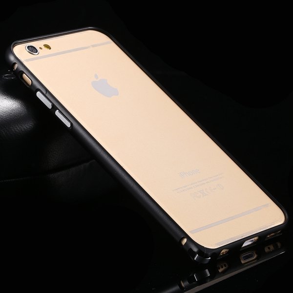 I6 Metal Frame Aluminum Case For Iphone 6 4.7Inch Slim Protective 32213754716-1-black