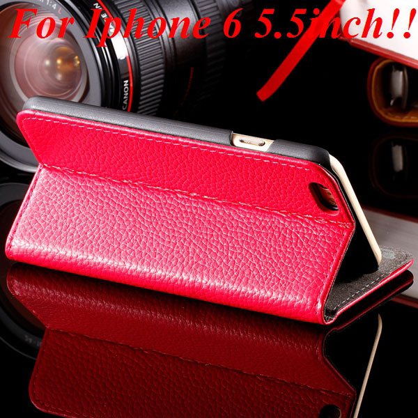 I6/6Plus Genuine Leather Case For Iphone 6 4.7Inch Full Protect Co 32236491521-7-hot pink for plus