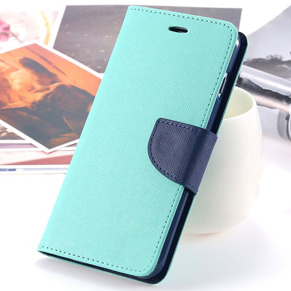 New Pu Leather Full Cover For Iphone 6 4.7 Inch Flip Phone Housing 2052907542-12-mint