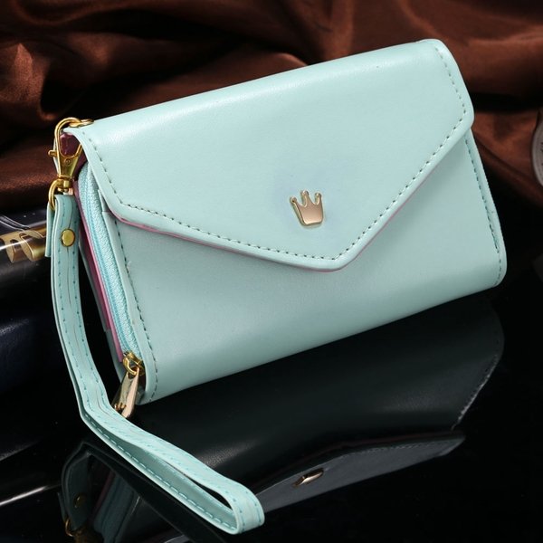 For Iphone 6 Full Pouch Leather Case For Iphone 6 4.7'' Universal 2044754607-4-sky blue