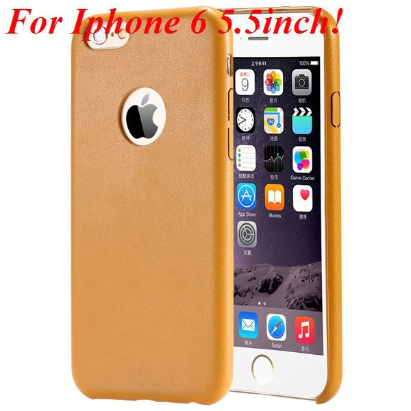 I6 Slim Case Original Ultra Thin Pu Leather Cover For Iphone 6 4.7 32261009616-9-yellow for plus