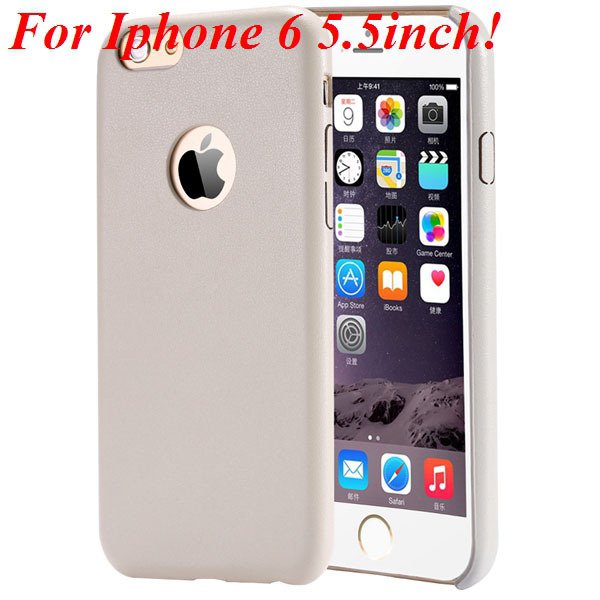 I6 Slim Case Original Ultra Thin Pu Leather Cover For Iphone 6 4.7 32261009616-10-beige for plus