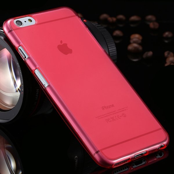 Newest Full Protect Flip Open Transparent Case For Iphone 6 Plus 5 2053095096-4-red