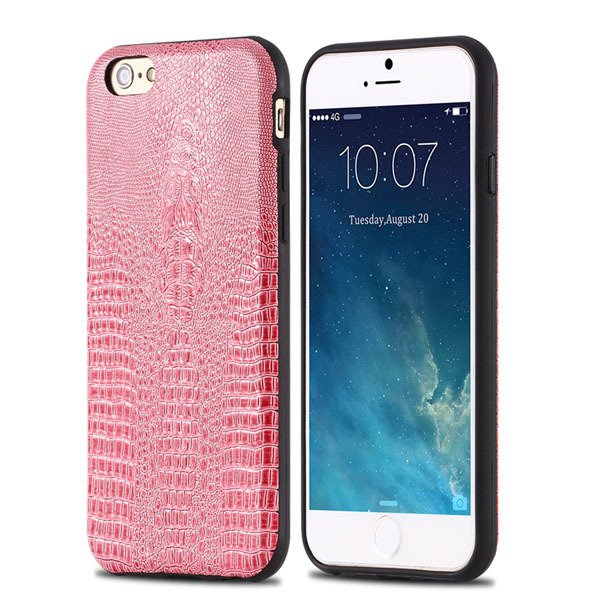 High-End Pu Leather Back Cover For Iphone 6 4.7Inch Cell Phone Bag 32237504954-3-pink