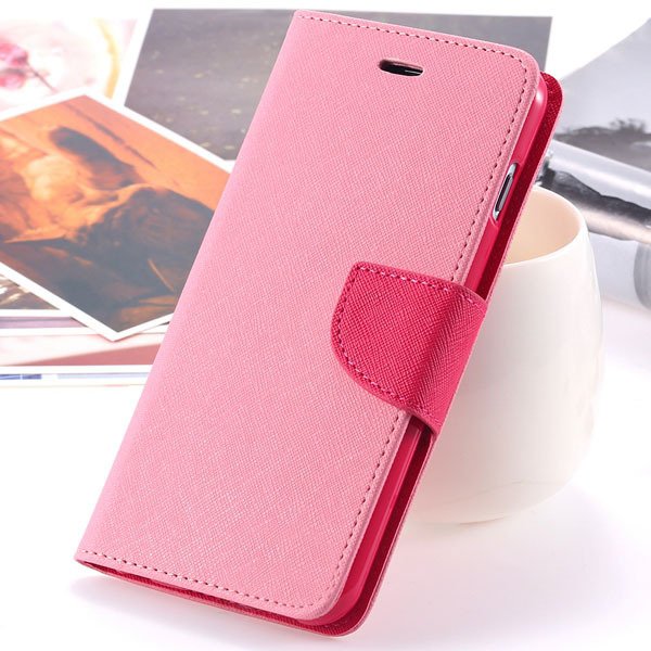 Flip Cover For Iphone 6 Plus 5.5'' Phone Housing Bag Full Protecti 2052387415-2-pink