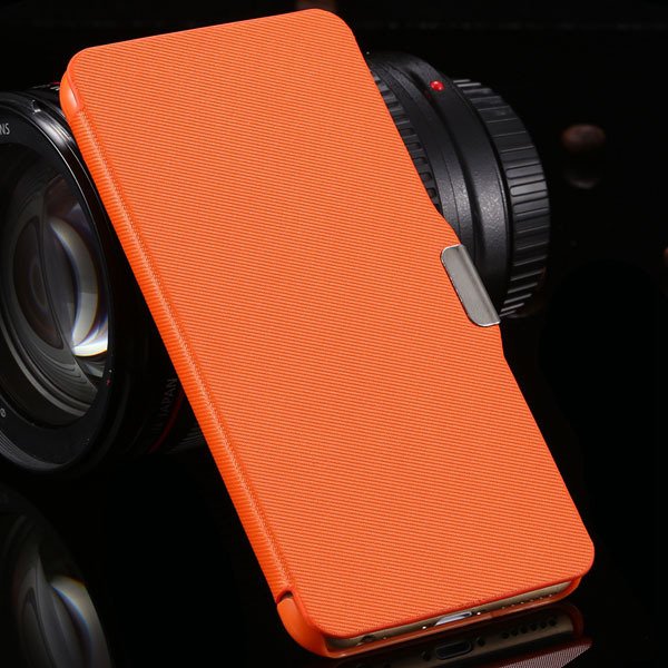 For Iphone 6 Full Protect Pu Leather Wallet Case For Iphone 6 4.7' 2038708999-7-orange