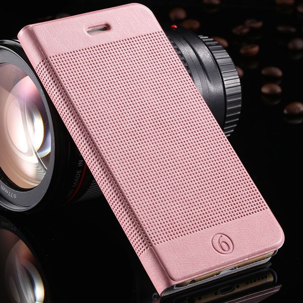 Luxury Grid Structure Full Cell Phone Cover For Iphone 6 4.7Inch S 32214148080-7-pink