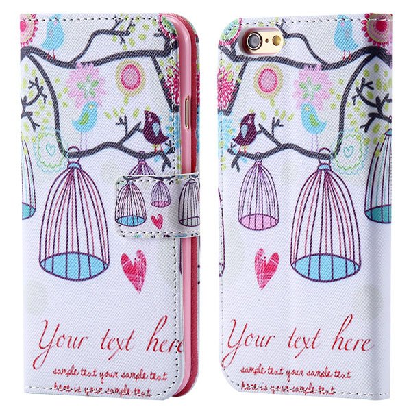 Cultural Style Mat Structure Leather Case For Iphone 6 Plus 5.5Inc 32247613212-4-birdcage