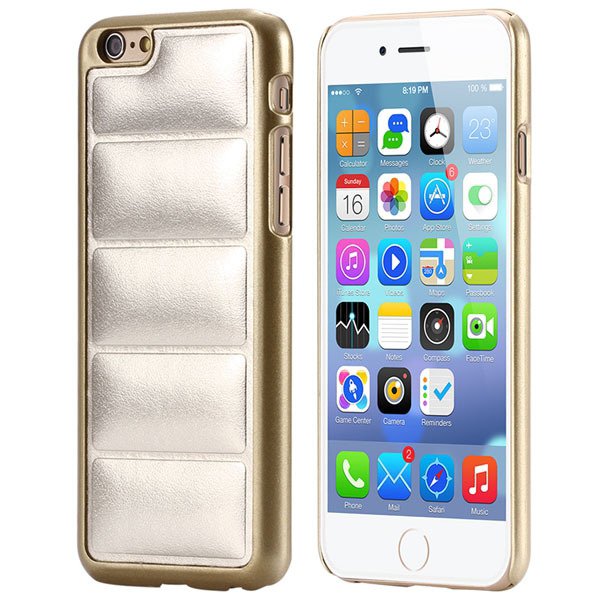 Luxury Sofa Grain Back Phone Case For Iphone 6 Plus 5.5Inch Pu Lea 32242241611-4-gold