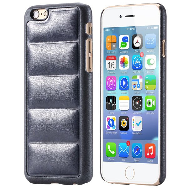 Luxury Sofa Grain Back Phone Case For Iphone 6 Plus 5.5Inch Pu Lea 32242241611-8-deep blue