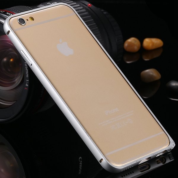 6 Plus Aluminum Case Slim Metal Frame Cover For Iphone 6 Plus 5.5I 32251363157-1-silver