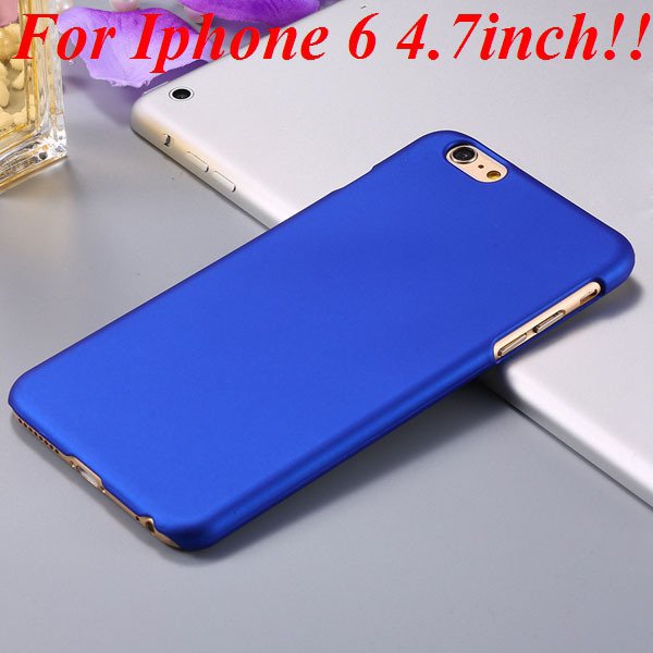I6/6 Plus Slim Case Mat Lubricating Smooth Back Cover For Iphone 6 32281037773-8-blue for iphone 6