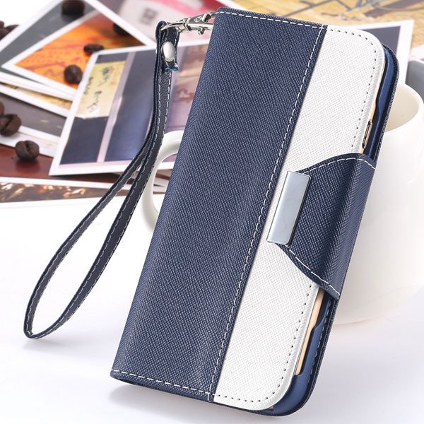 Pu Leather Wallet Cover For Iphone 6 Plus 5.5Inch Comprehensive Pr 32213846883-4-deep blue