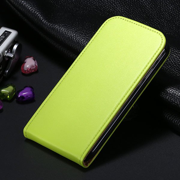 S4 Flip Genuine Leather Case Full Cover For Samsung Galaxy S4 Siv 1790450925-3-green