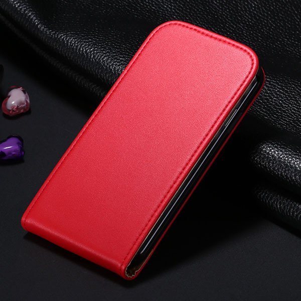 S4 Flip Genuine Leather Case Full Cover For Samsung Galaxy S4 Siv 1790450925-4-red