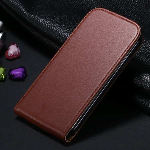 S4 Flip Genuine Leather Case Full Cover For Samsung Galaxy S4 Siv 1790450925-8-brown