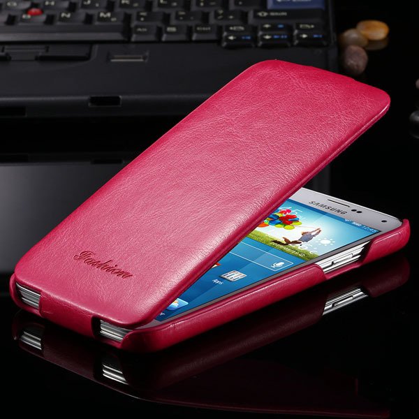S5 Pu Leather Case Retro Flip Cover With Magnetic Buckle For Samsu 2024373909-5-hot pink