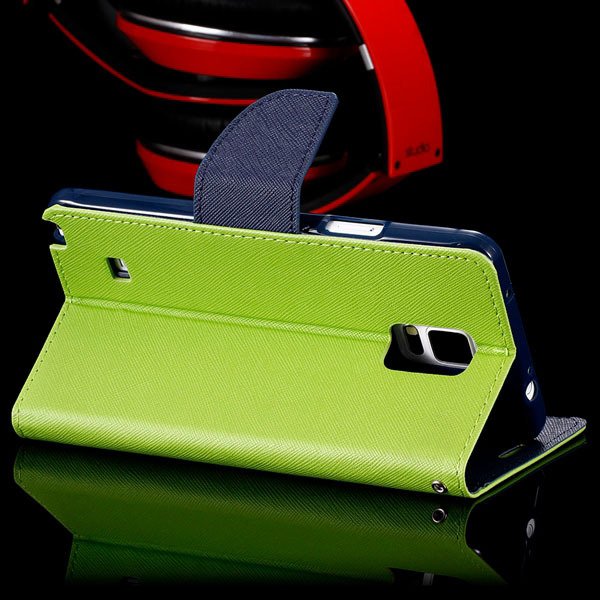 For Note 4 Flip Case Full Pu Leather Cover For Samsung Galaxy Note 32235976044-8-green