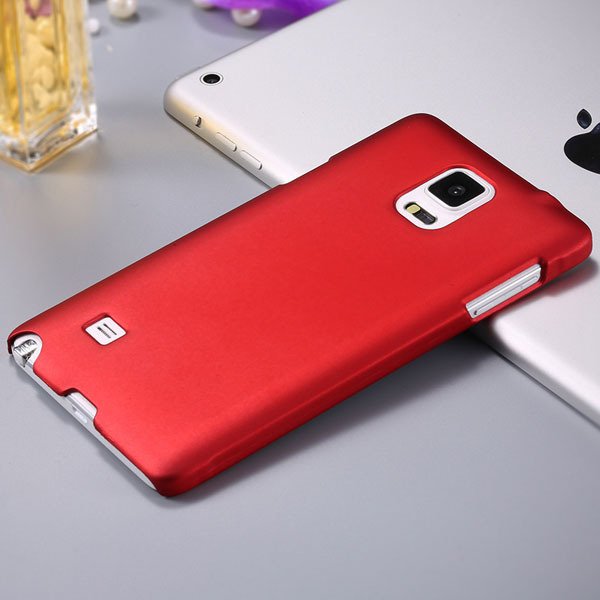 Note 4 Luxury Back Case Lubricating Smooth Hard Pc Cover For Samsu 32282032233-2-red